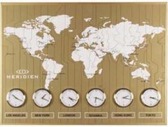 ساعت دیواری Meridien طلایی