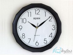 ساعت دیواری apex  A 879 مشکی