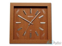 ساعت دیواری REGAL 2504 قهوه ای روشن