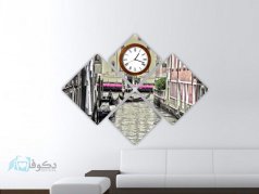 ساعت دیواری تابلوای 4تکه مدل PS51