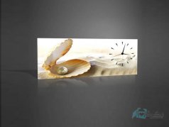 ساعت دیواری تابلوای صدف