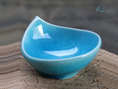 کاسه سفالی برگ