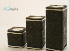شمع سه تکه اکلیل دار