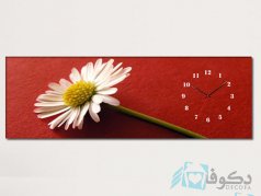 ساعت دیواری تابلوای طرح بابونه