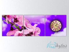 ساعت دیواری تابلوای 3تکه مدل PS79