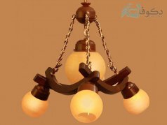 لوستر چوبی مینا