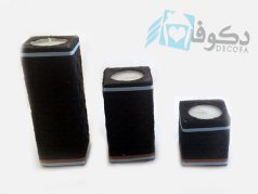 شمع فانتزی طرح مکعب