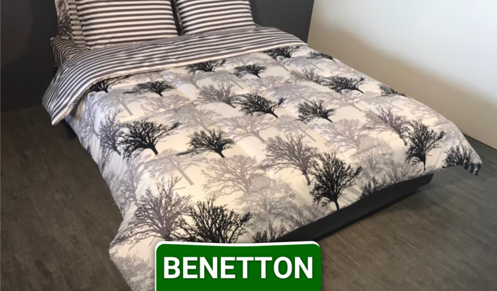 ست لحاف روتختی دونفره ۶ تکه پارچه کتان نخ برند بنتون کد 039