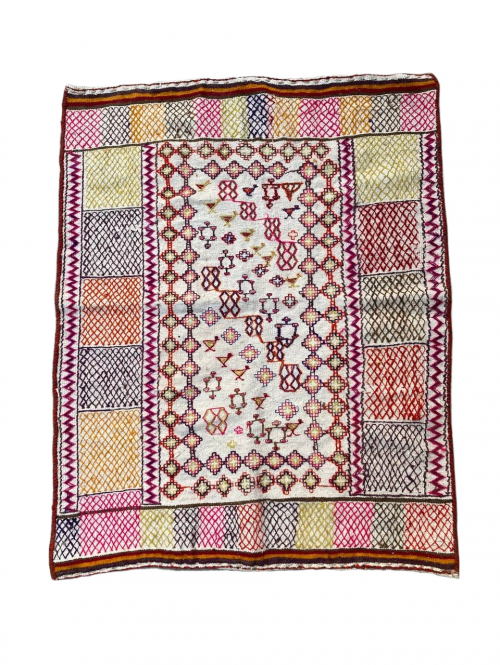 سفره بختیاری صورتی زرد