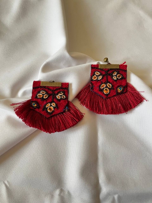 گوشواره پتهدوزی طرح ۳۱