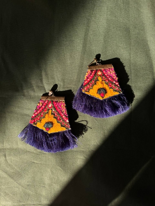 گوشواره پتهدوزی طرح ۳۴