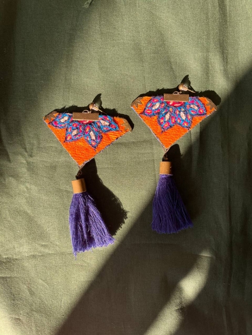 گوشواره پتهدوزی طرح ۳۵