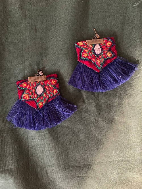 گوشواره پتهدوزی طرح ۳۷