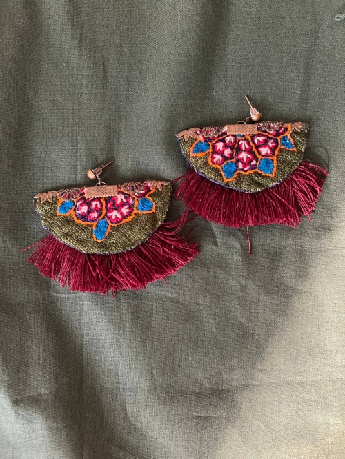 گوشواره پتهدوزی طرح ۳۸