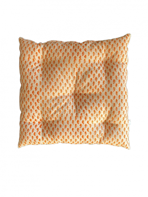 تشکچه قلمکار  نارنجی