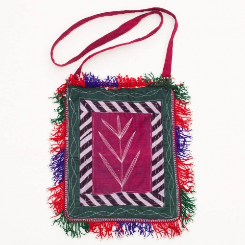 کیف با پارچه دستبافت