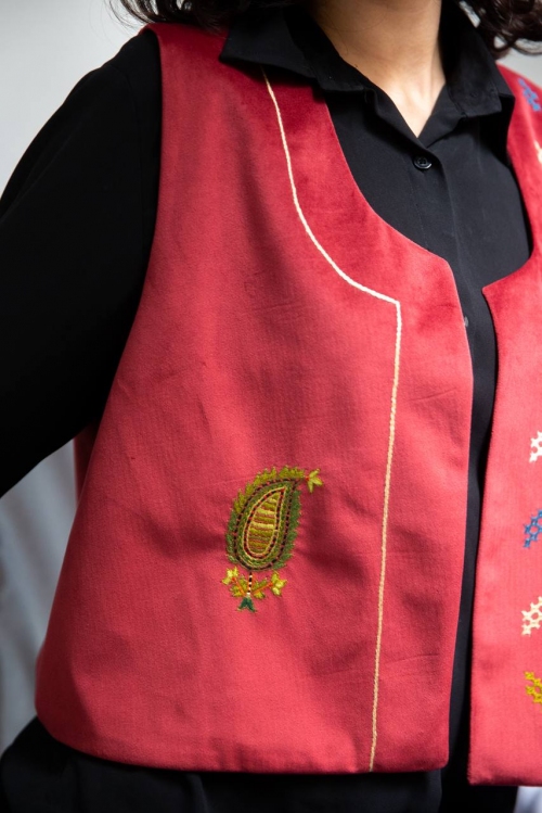 جلیقه زرتشتیدوزی هامون