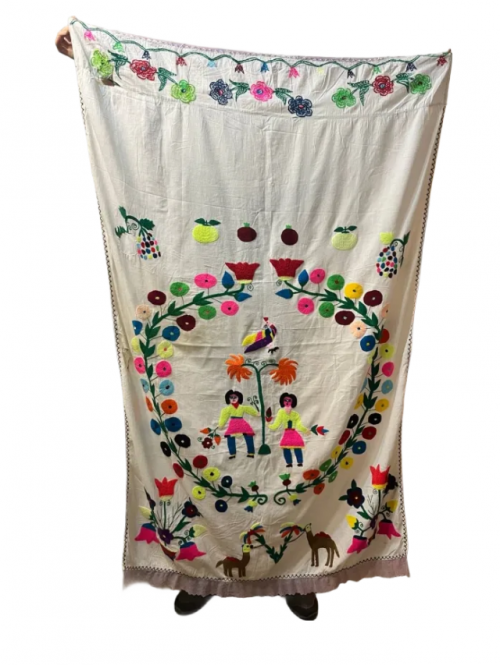 پرده گلدوزی خراسان طرح  شتر
