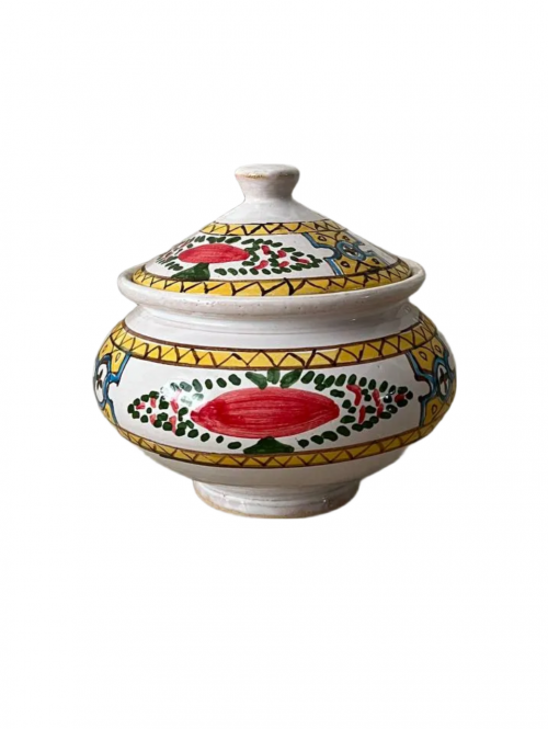 قندان سفالی مند طرح خورشید