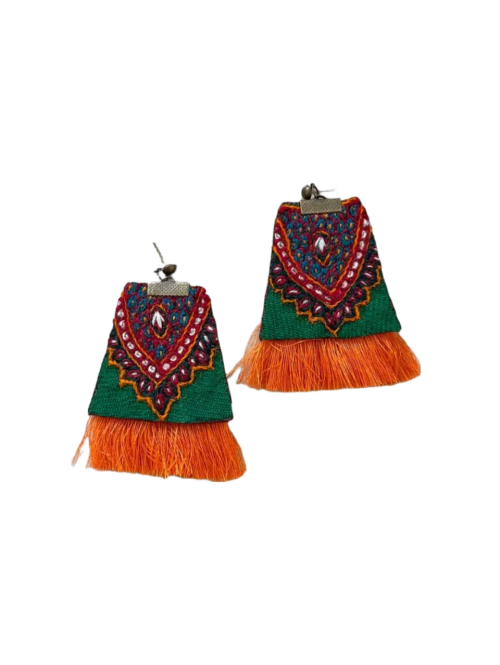 گوشواره پته‌دوزی طرح ۴۲