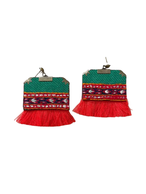 گوشواره پته‌دوزی طرح ۴۳