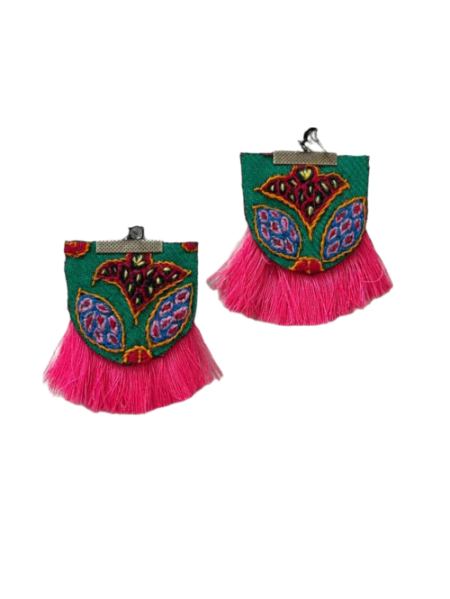 گوشواره پته‌دوزی طرح ۴۵