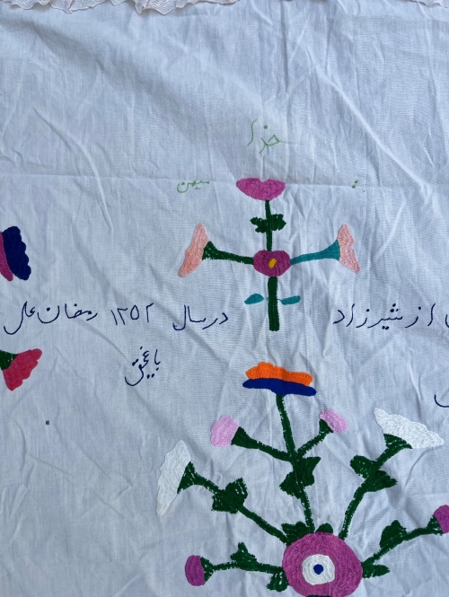 پرده گلدوزی خراسان طرح ۱۸