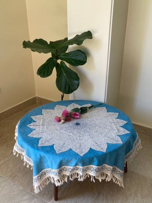 رومیزی قلمکار طرح شیخ لطفالله