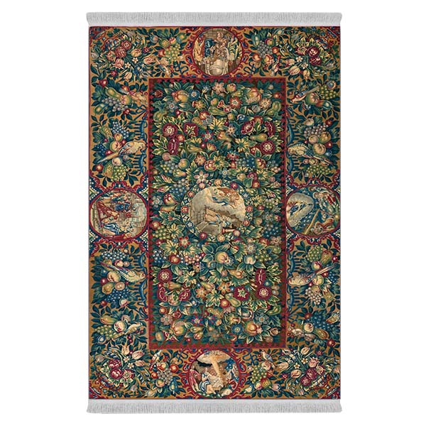 فرشینه دفه از جنس پارچه هازان مخمل ترک طرح مدرن کد 107