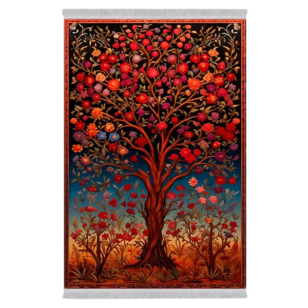 فرشینه دفه از جنس پارچه هازان مخمل ترک طرح مدرن کد 111