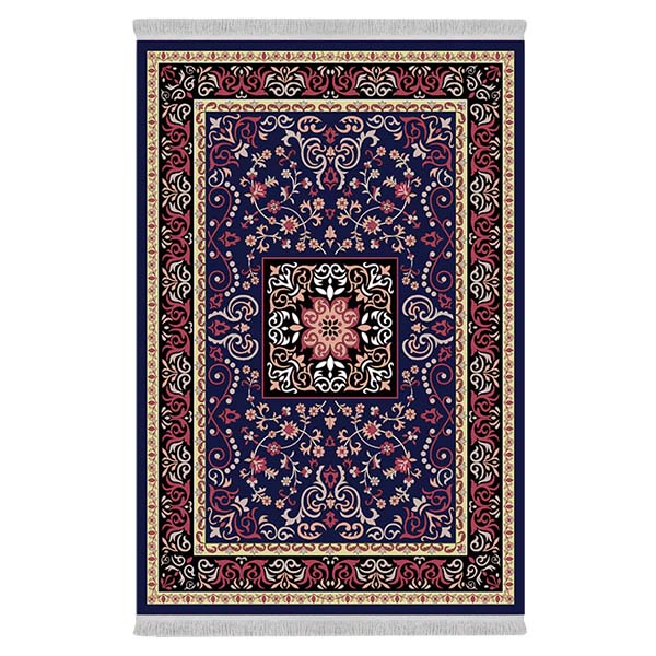 فرشینه دفه از جنس پارچه هازان مخمل ترک طرح مدرن کد 163