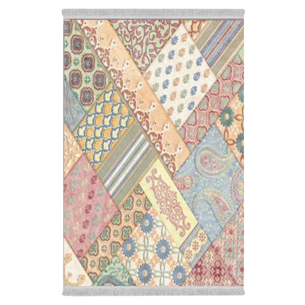 فرشینه دفه از جنس پارچه هازان مخمل ترک طرح مدرن کد 214