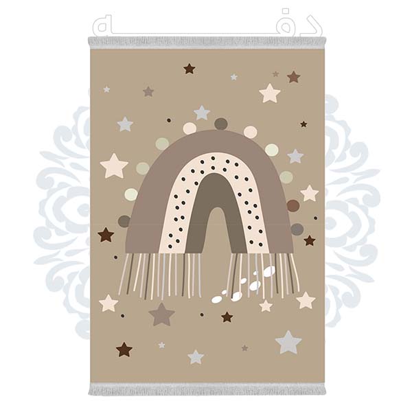 فرشینه دفه از جنس پارچه شانل ترک طرح فانتزی کد 350