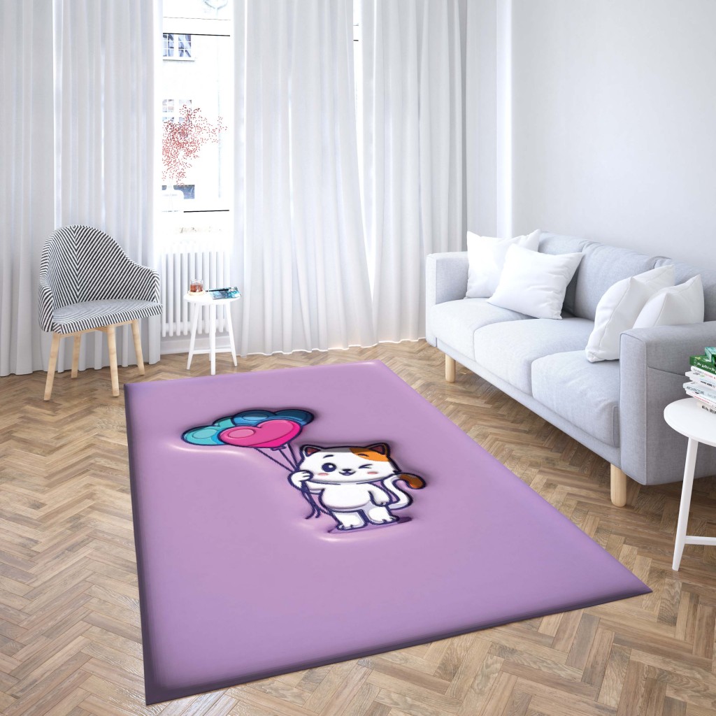 روفرشی کشدار طرح فانتزی مناسب اتاق کودک برند دفه کد TH 4