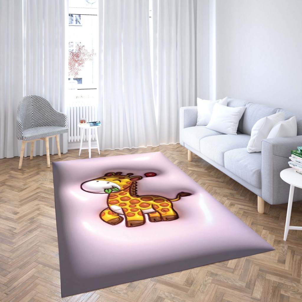 روفرشی کشدار طرح فانتزی مناسب اتاق کودک برند دفه کد TH 11