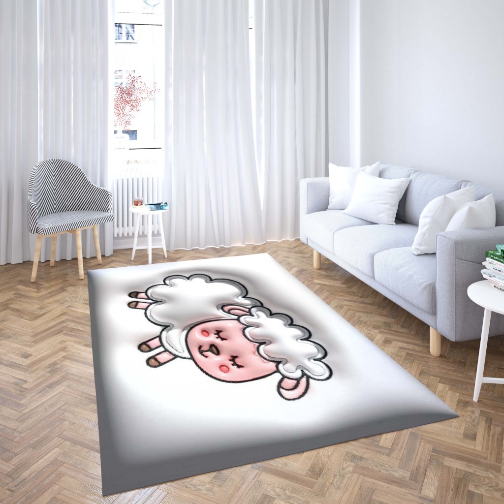 روفرشی کشدار طرح فانتزی مناسب اتاق کودک برند دفه کد TH 14