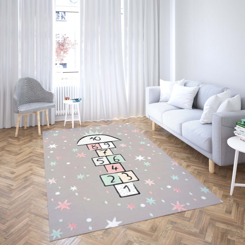 روفرشی کشدار طرح فانتزی مناسب اتاق کودک برند دفه کد TH 16