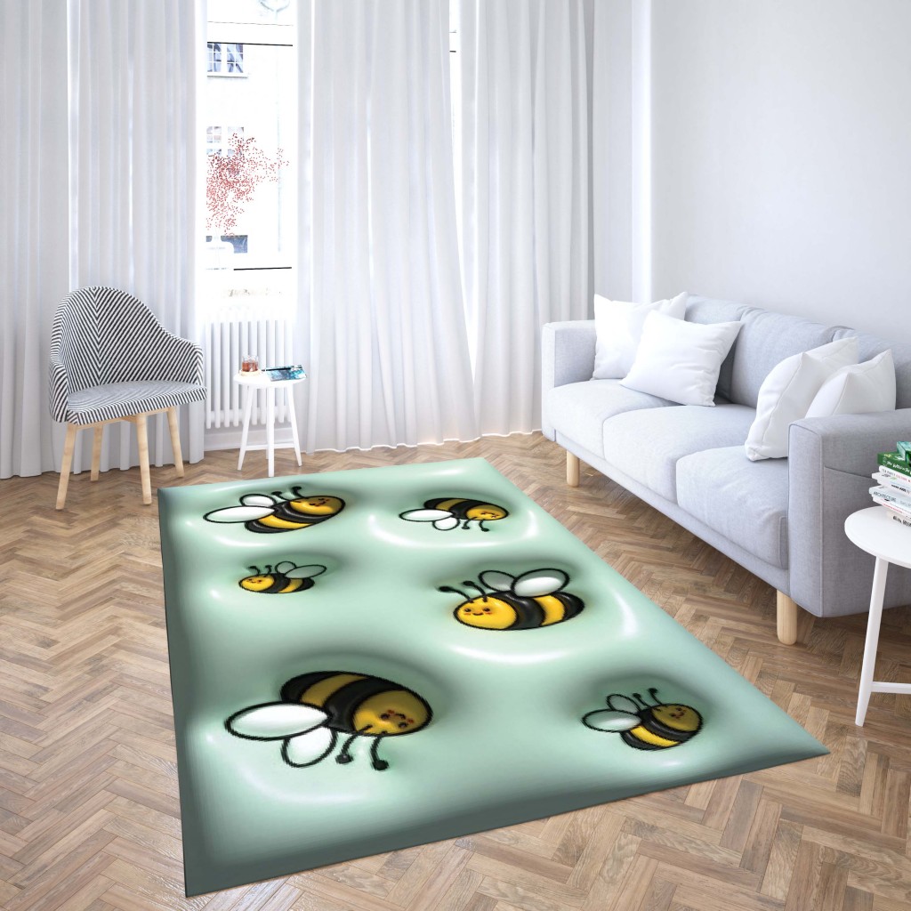 روفرشی کشدار طرح فانتزی مناسب اتاق کودک برند دفه کد TH 20