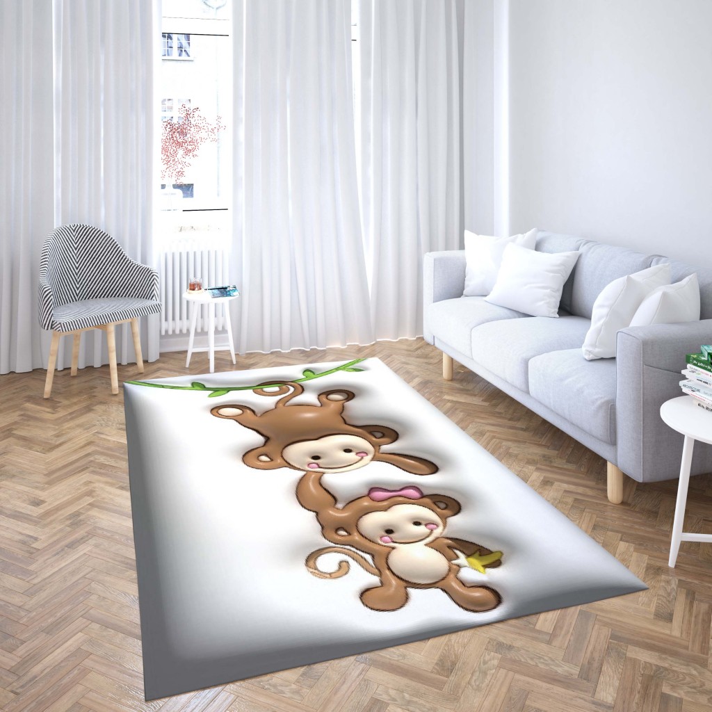 روفرشی کشدار طرح فانتزی مناسب اتاق کودک برند دفه کد TH 32