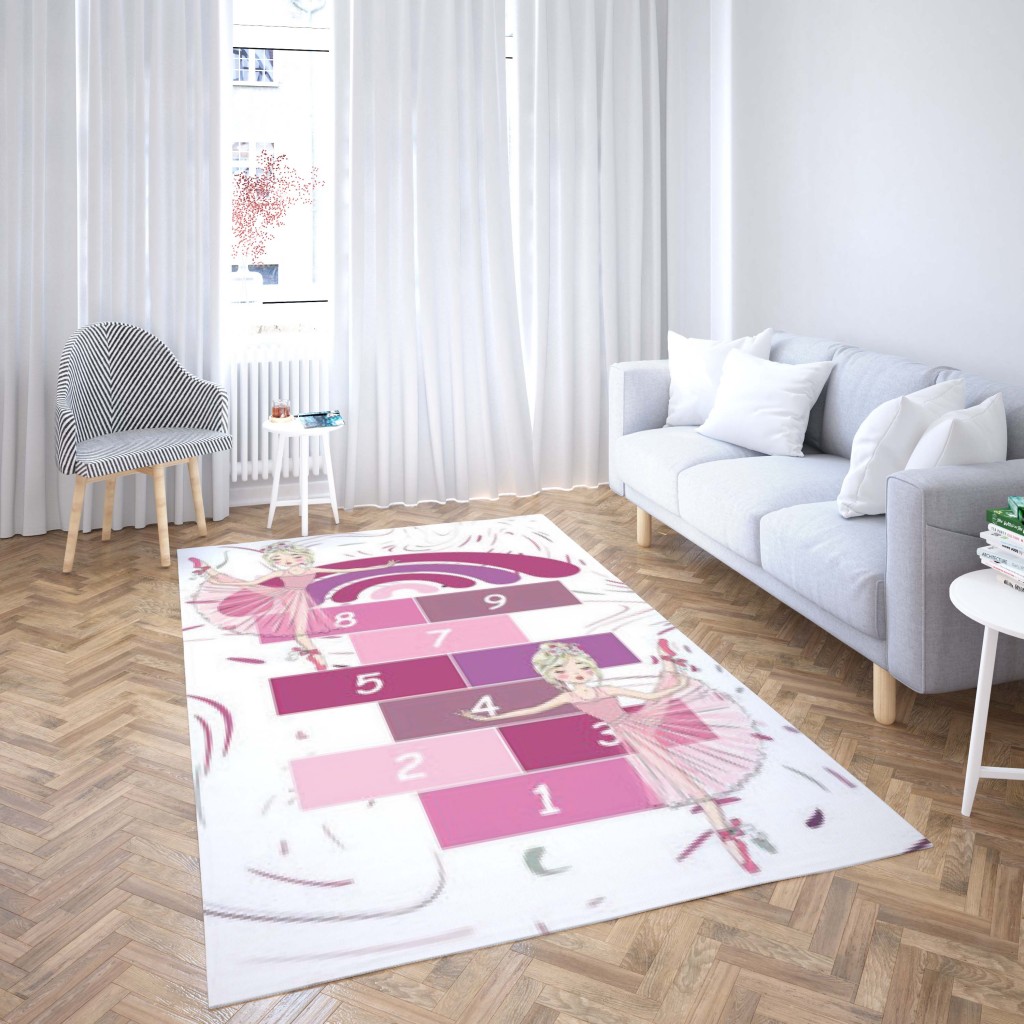 روفرشی کشدار طرح فانتزی مناسب اتاق کودک برند دفه کد TH 38