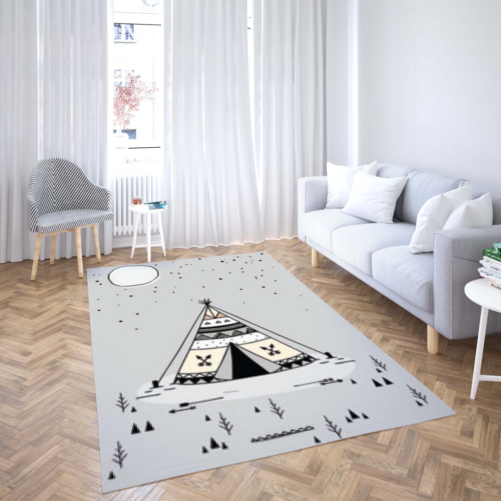 روفرشی کشدار طرح فانتزی مناسب اتاق کودک برند دفه کد TH 42