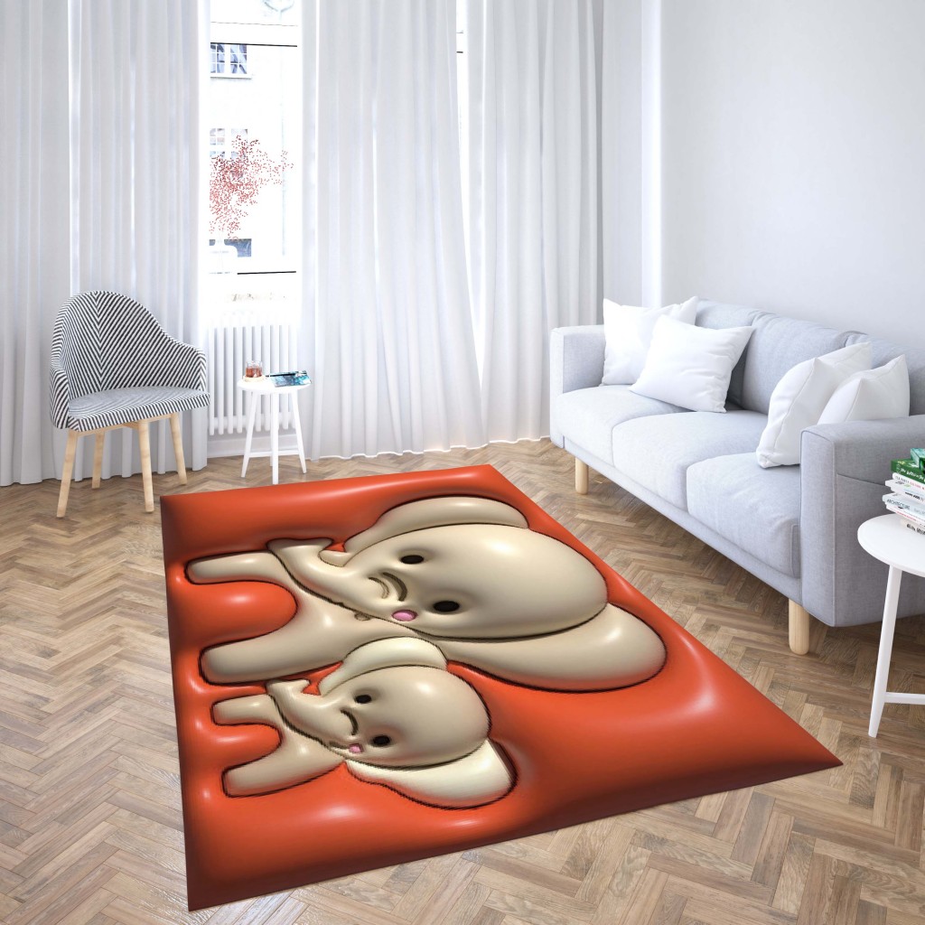 روفرشی کشدار طرح فانتزی مناسب اتاق کودک برند دفه کد TH 44