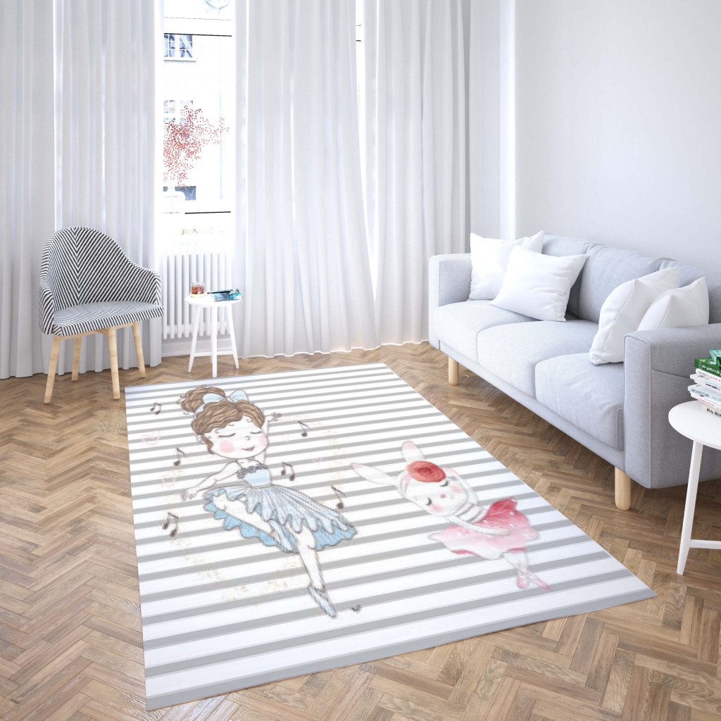 روفرشی کشدار طرح فانتزی مناسب اتاق کودک برند دفه کد TH 50