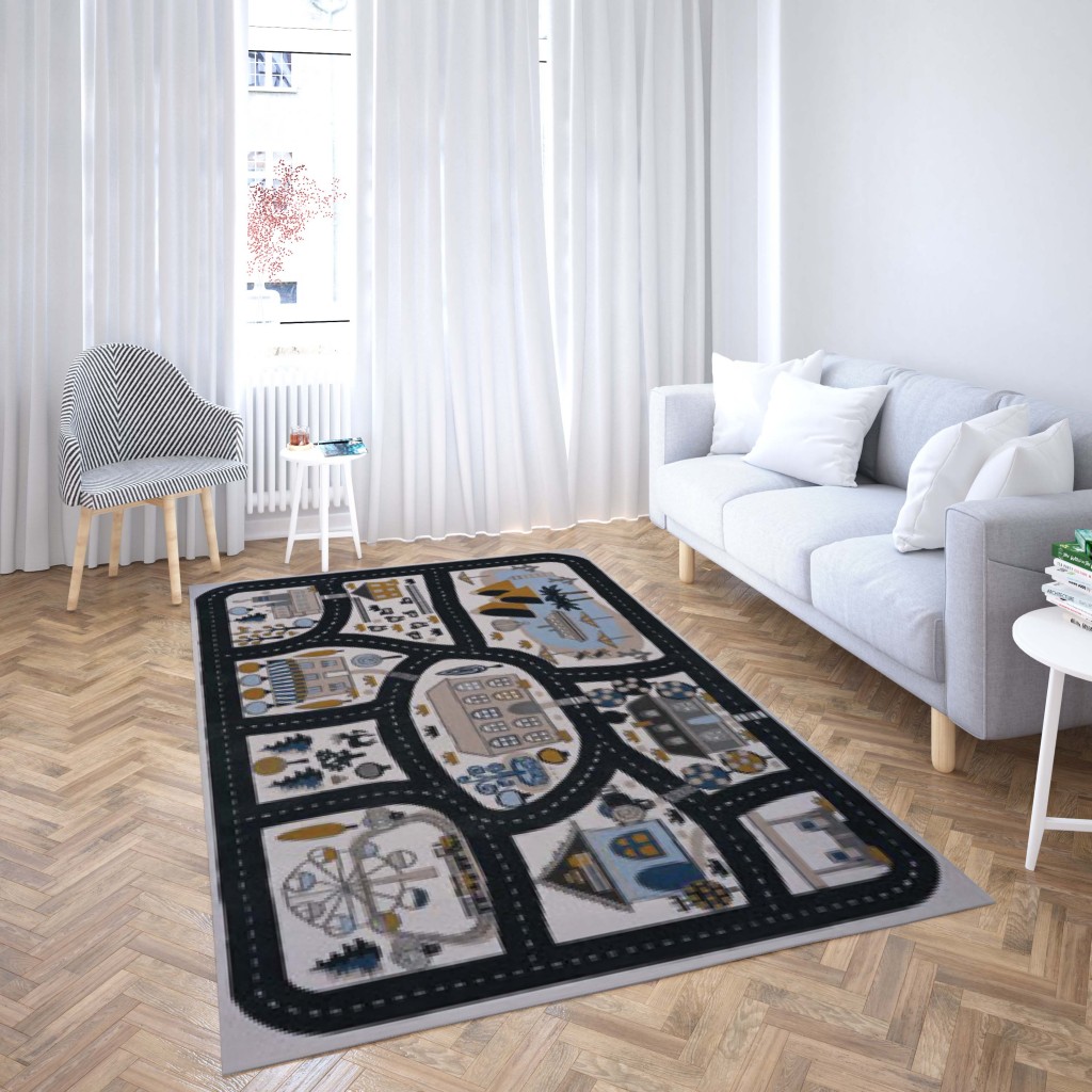 روفرشی کشدار طرح فانتزی مناسب اتاق کودک برند دفه کد TH 76