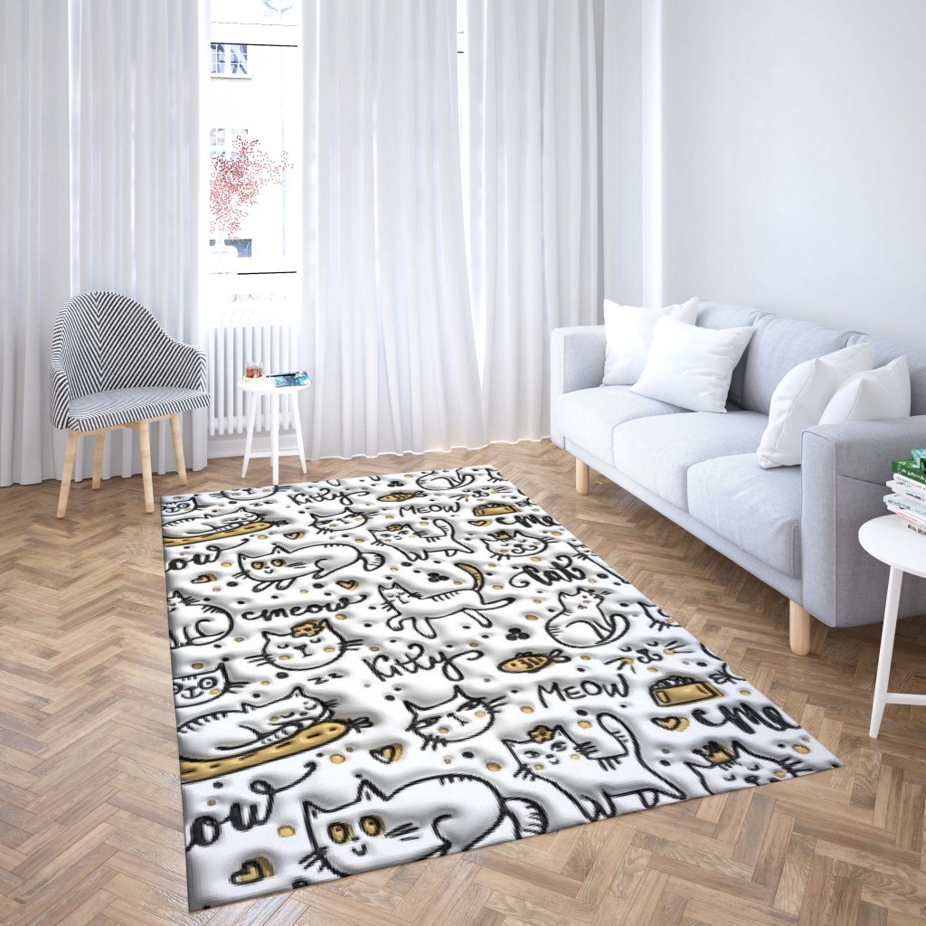 روفرشی کشدار طرح فانتزی مناسب اتاق کودک برند دفه کد TH 90