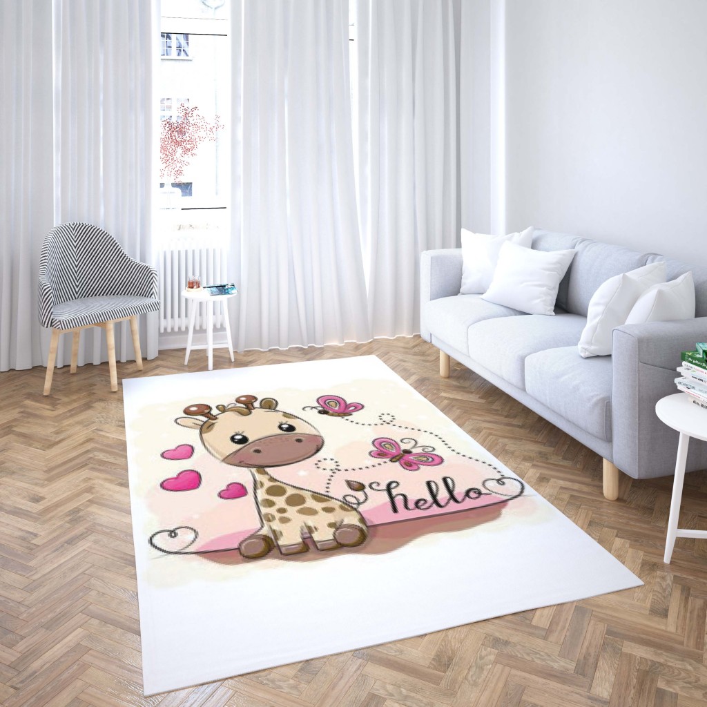 روفرشی کشدار طرح فانتزی مناسب اتاق کودک برند دفه کد TH 106