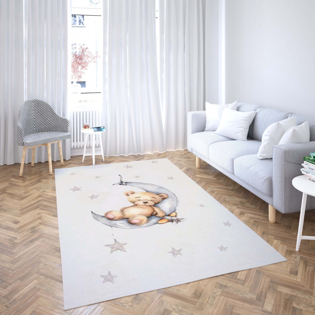 روفرشی کشدار طرح فانتزی مناسب اتاق کودک برند دفه کد TH 127