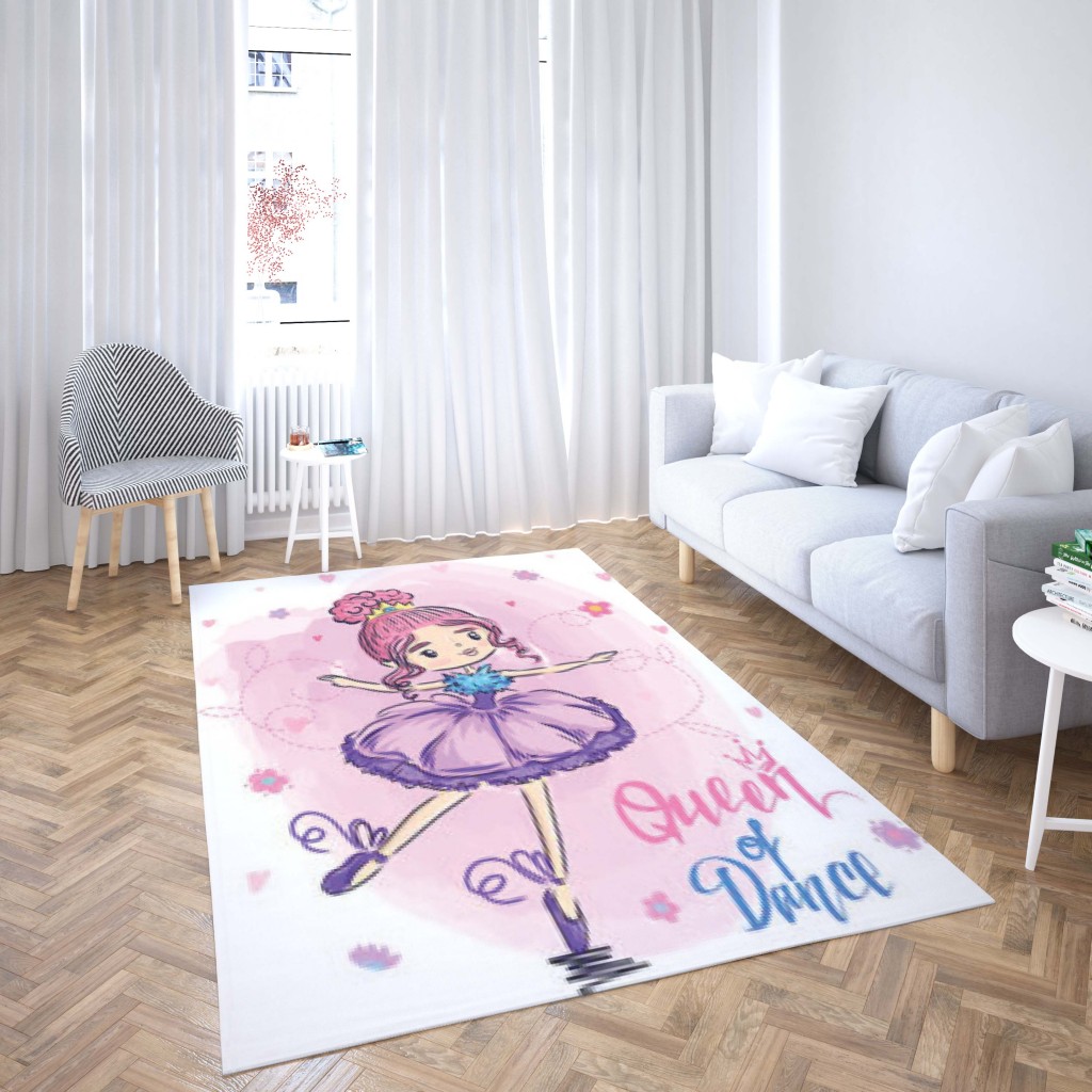 روفرشی کشدار طرح فانتزی مناسب اتاق کودک برند دفه کد TH 128