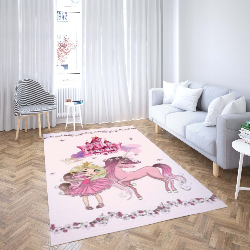 روفرشی کشدار طرح فانتزی مناسب اتاق کودک برند دفه کد TH 138