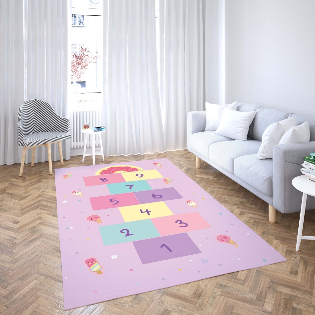 روفرشی کشدار طرح فانتزی مناسب اتاق کودک برند دفه کد TH 312